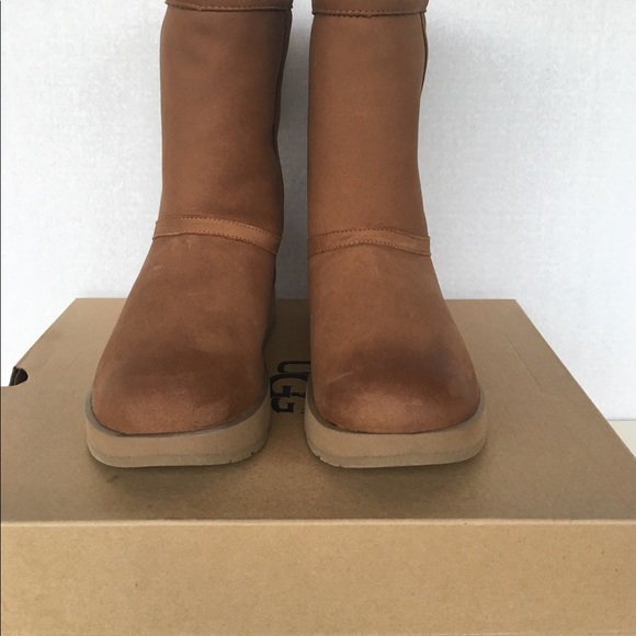 ugg classic leather waterproof